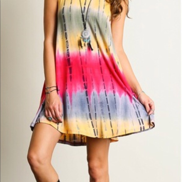 Stunning tie dye swing dress - Picture 3 of 4